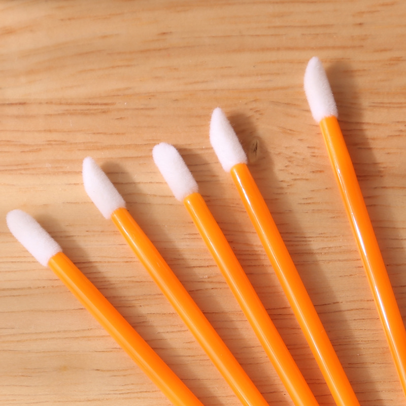 Disposable Lip Brushes , , , Lipstick & Gloss Applicators. Lint Free, Multi Color Options Orange - Shop at LoveMi