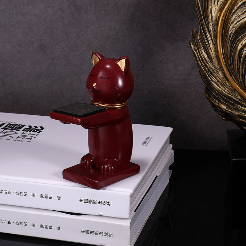 Creative Cat Watch Table Cute Bear Display Stand - Image 6