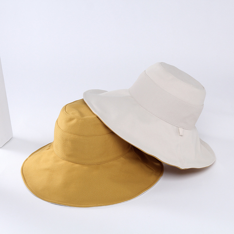 Title 5, Female double-sided sun hat fisherman hat