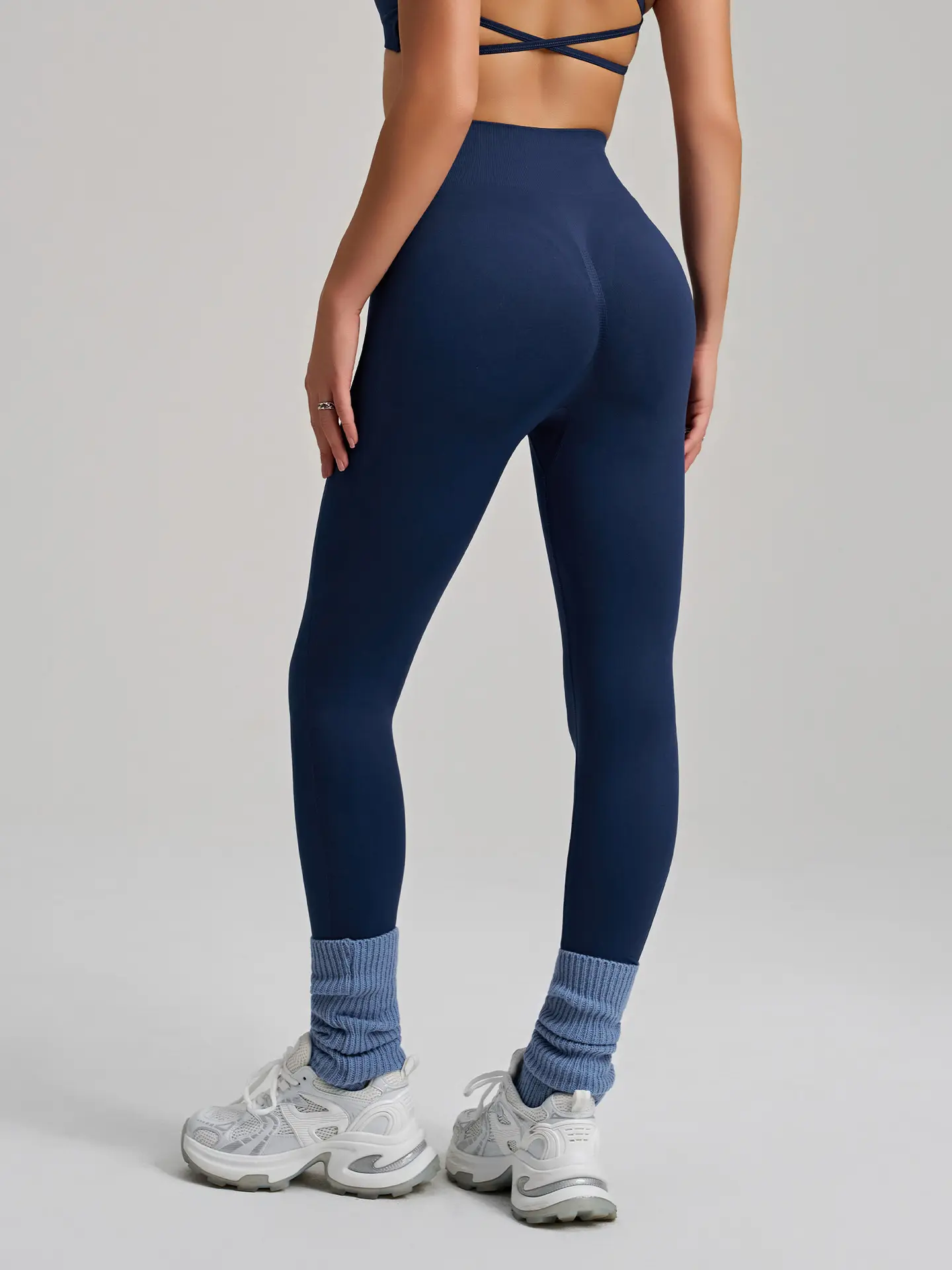 High-Elastic Seamless Knit Yoga Pants