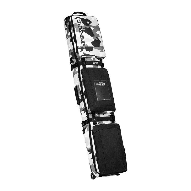 Single And Double Snowboard Snowboard Storage Bag With Wheel Large Capacity — foto 7