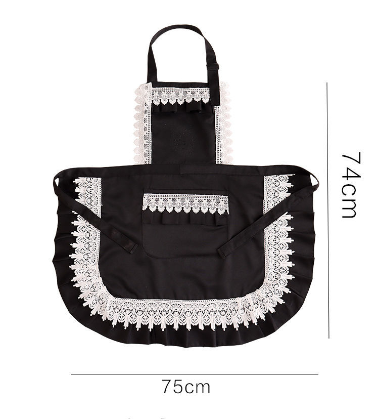 Lace Princess Apron Waterproof Breathable Work High Grade