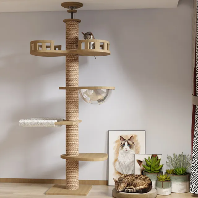 Tongtian Column Climbing Frame Cat Toys 6 Style - Shop at LoveMi