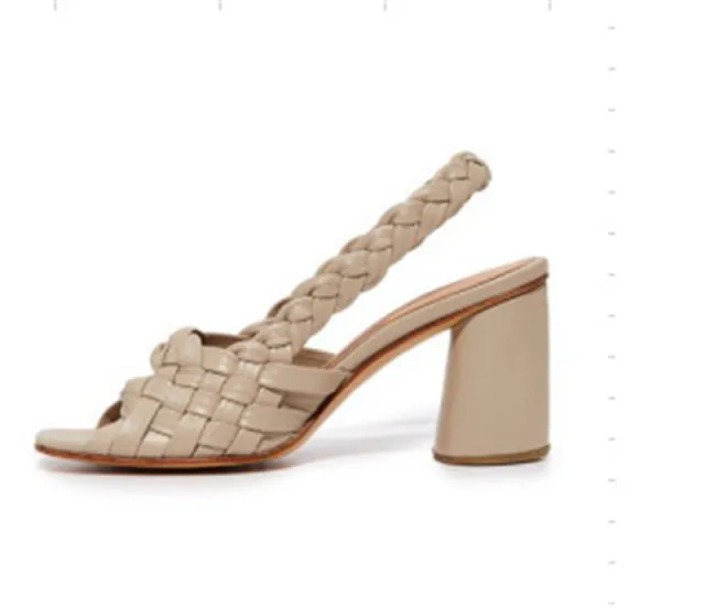 European And American Style Fish Mouth Braid With Sleeves For Ladies High Heels Grey - Shop at LoveMi