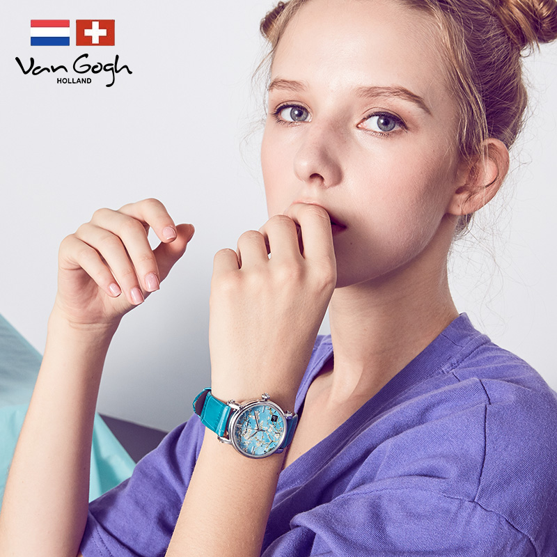 Van Gogh Almond Blossom Series Women's Quartz Watch 2