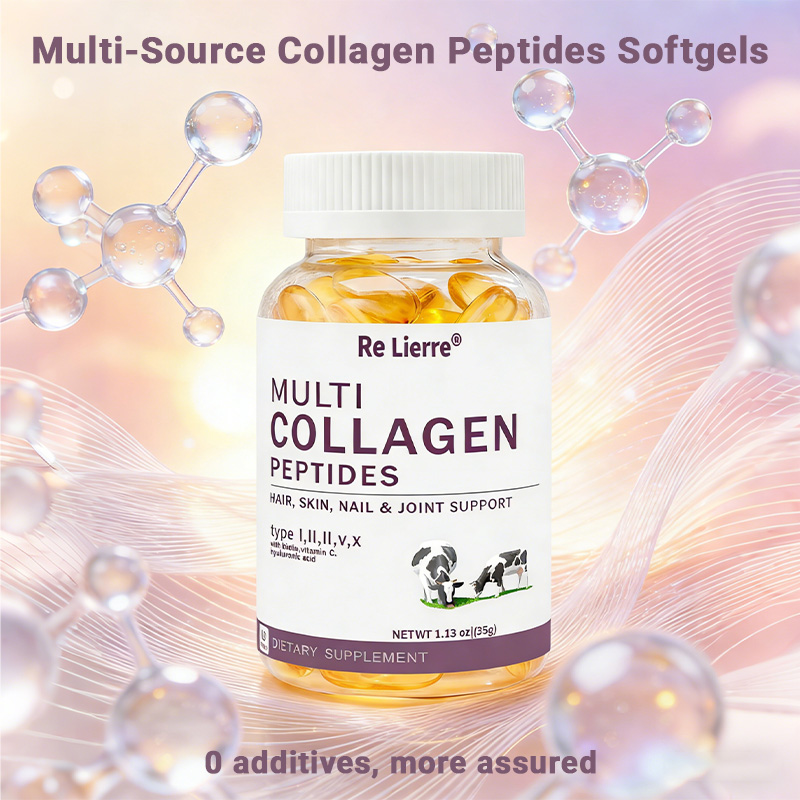 Multi-source Collagen Peptide Soft Capsules