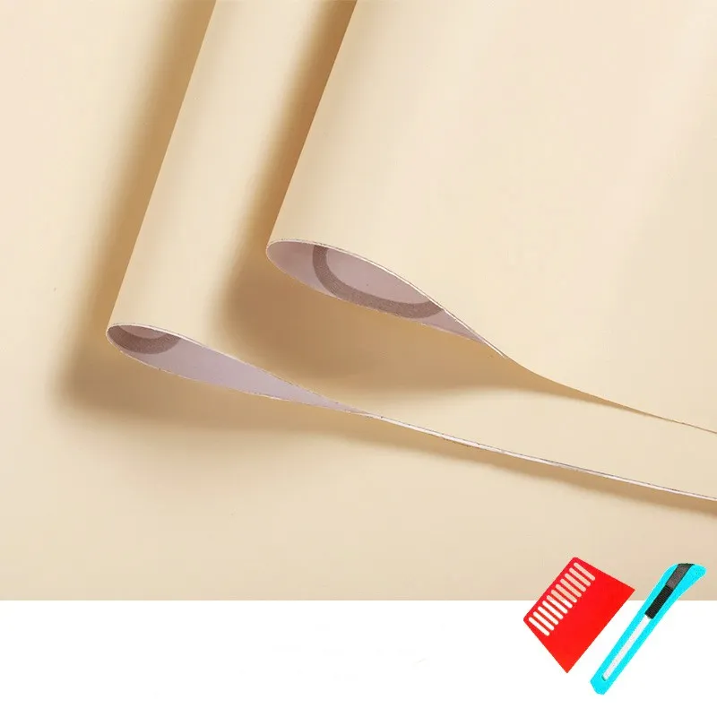Self-adhesive Wallpaper Thickened Living Room Bedroom Wardrobe Furniture Cabinets – image 8