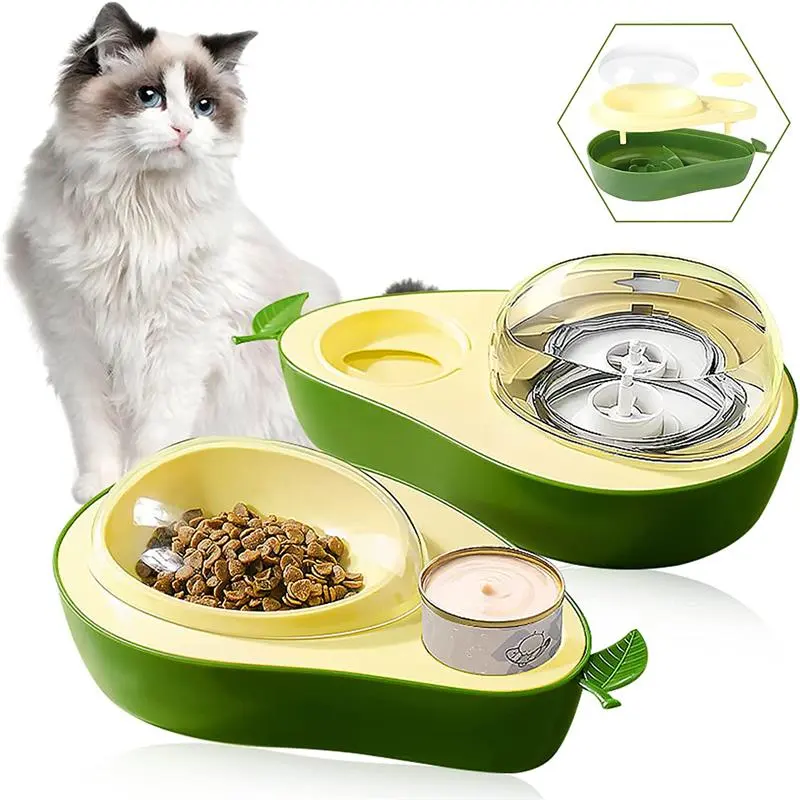 Automatic Drinking Water Bottle Pet Feeder Avocado Shape Kitten