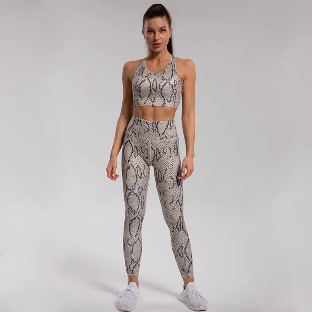 Women's Sports Vest Pocket High Waist High Elastic Running Trousers Khaki - Shop at LoveMi