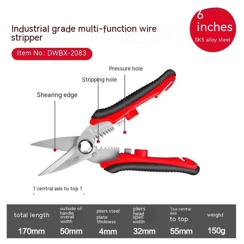 Title 6, Wire Stripper Multifunctional Electrician Wire ...