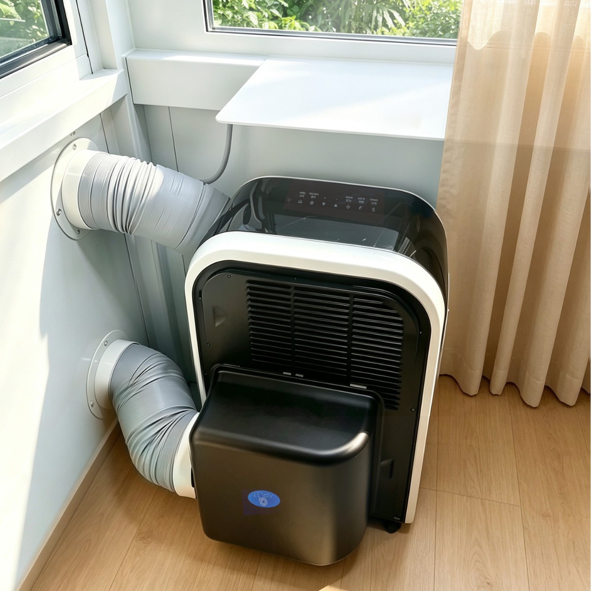 Climatiseur portatif à double tuyau 12 000 BTU, sans unité extérieure – Image 2