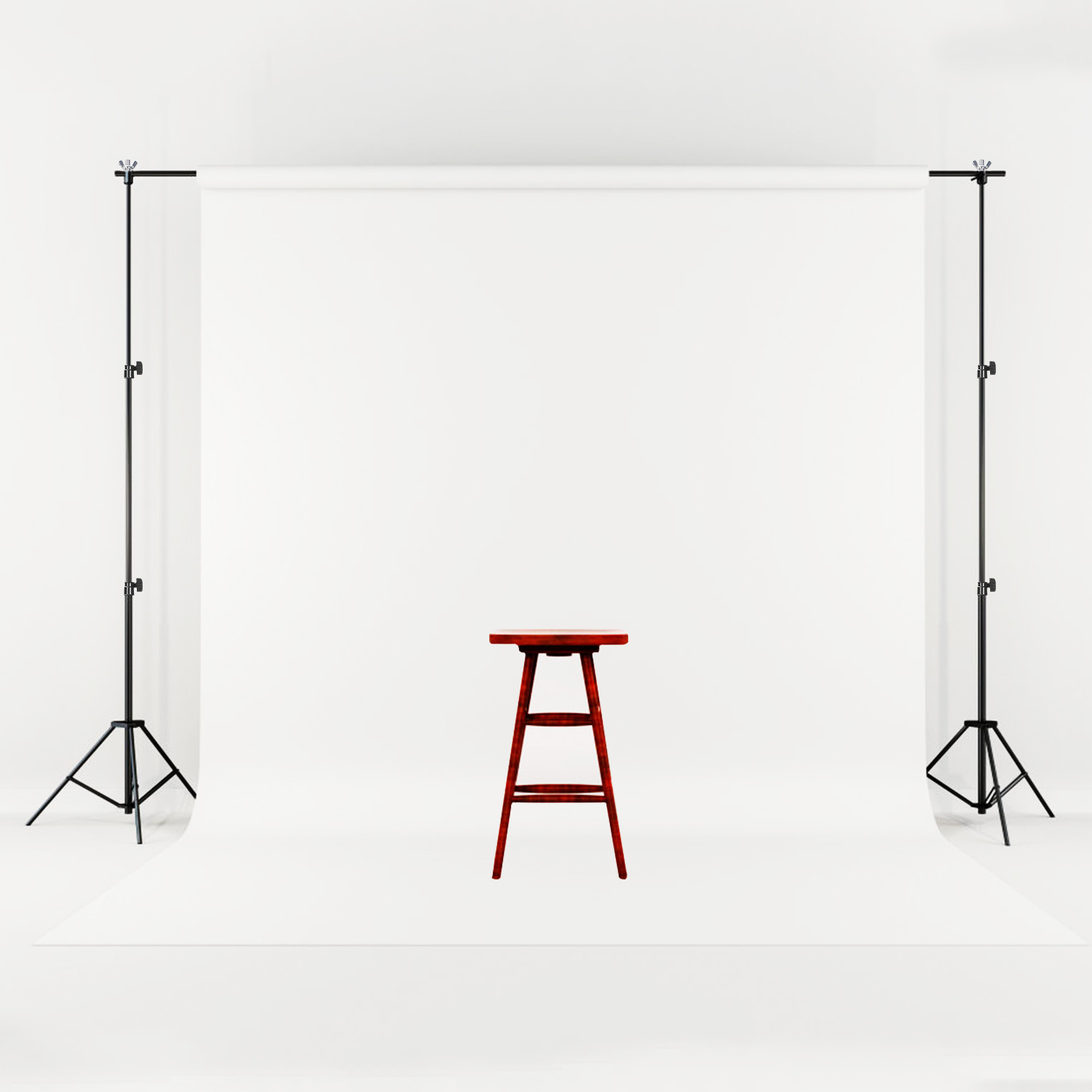 1Pc 6.5 Plus 10ft Photo Video Studio Backdrop Background Stand Adjustable Heavy Duty Photography Backdrop Support Stand Set With Carrying Bag Clamps Stand Only
