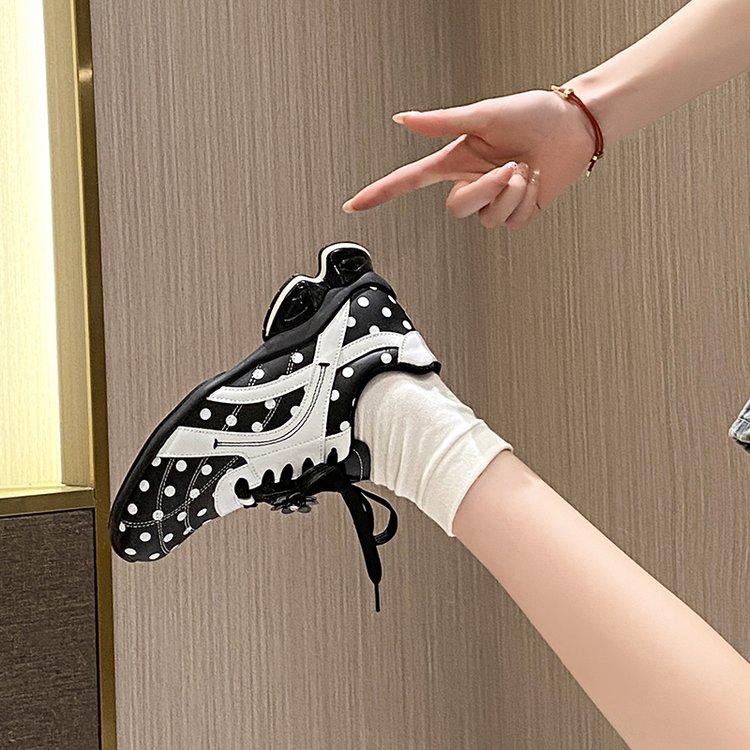 Polka Dot Air Cushion Sneakers, picture 2 of 5