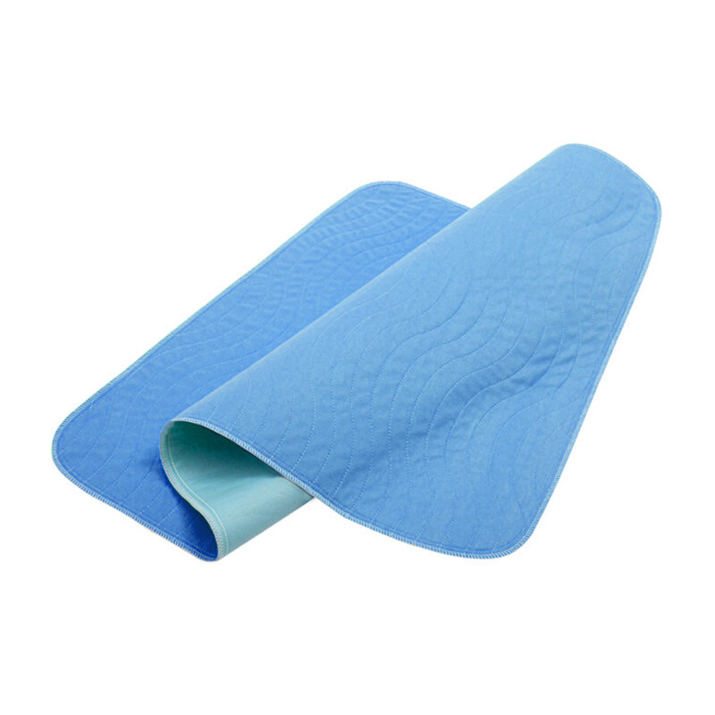 Blue Incontinence Washable Bed Pads Protection Sheets - Reusable High Absorbency — image 2
