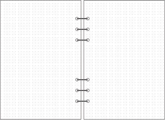 A5 dot matrix inner page