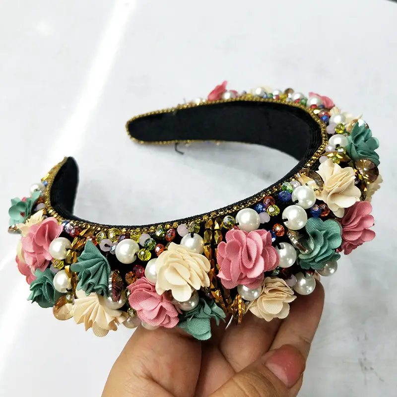Bridal Flower Headband Headband European And American Wedding Accessories