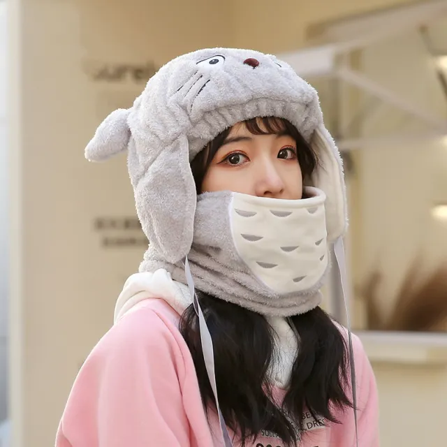 Ski Helmet Cover Plush Personality Cute Warmth - Shop at LoveMi
