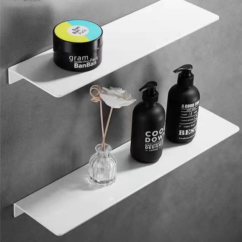 Title 8, Modern Matte Non Punch Bathroom Storage Shelf