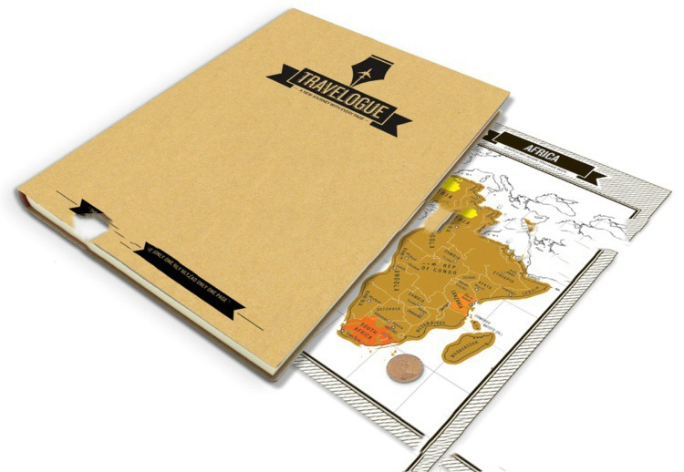 Title 5, Creative Shov Shov Scratch Travel Log Notepad