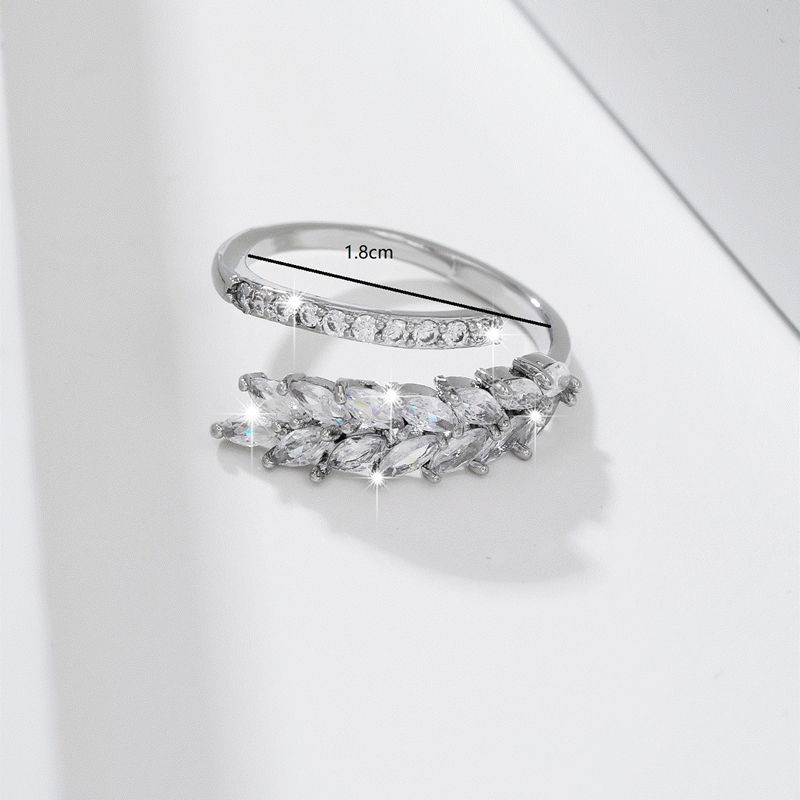 Female Niche High end Light Luxury Non Fading Ring thumbnail 7