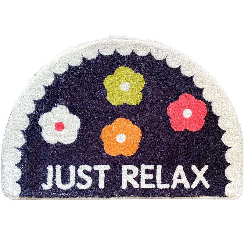 Thickened Non-slip Carpet Bathroom Toilet Toilet Door Mat - 10