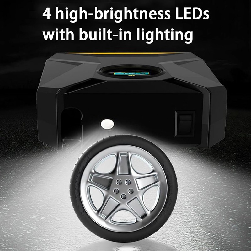 Electric Corded Car Tyre Inflator Pump Portable Air Compressor 12V 150PSI — image 4