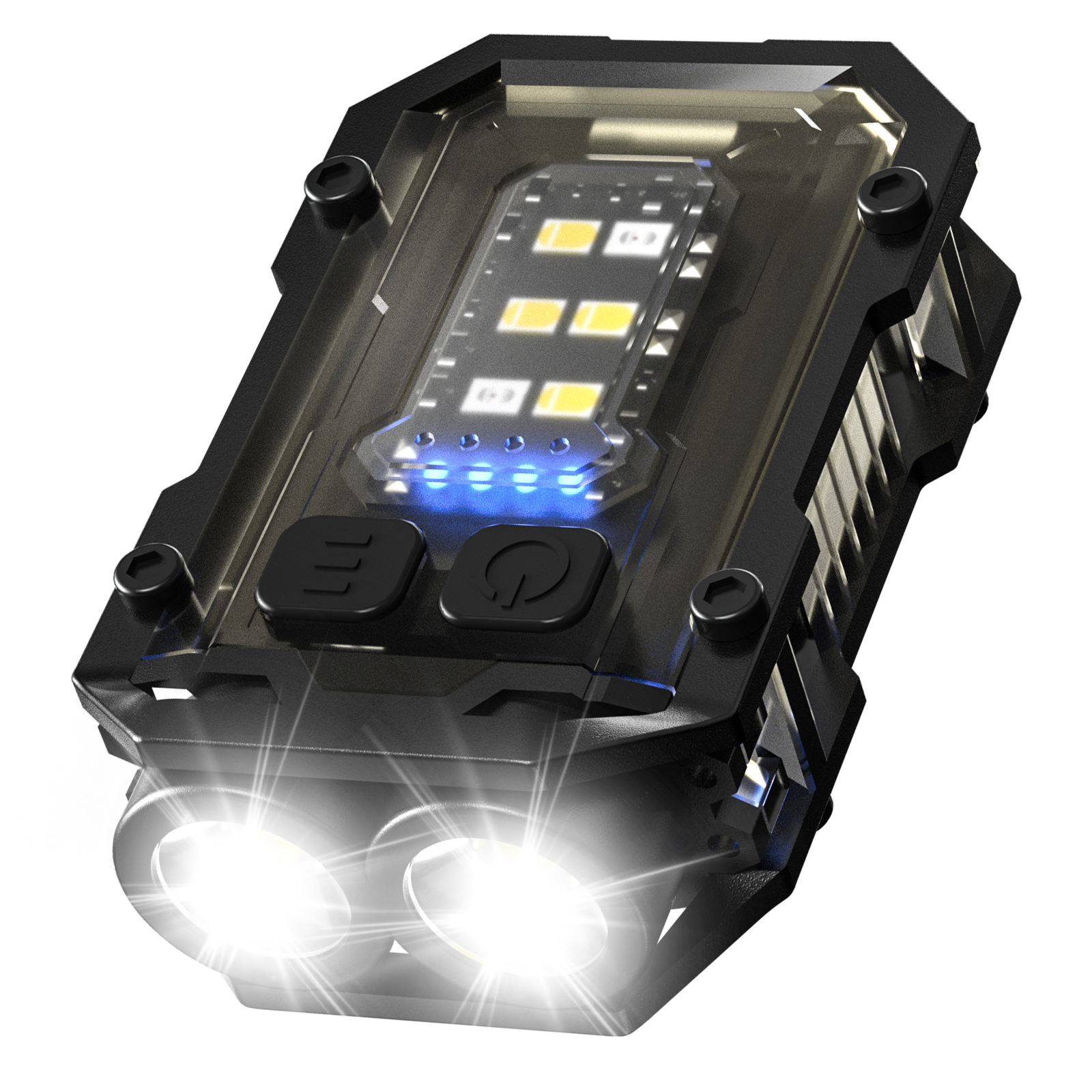 Mini LED Keychain Flashlight Rechargeable Self Protect Security Torch Portable — image 6
