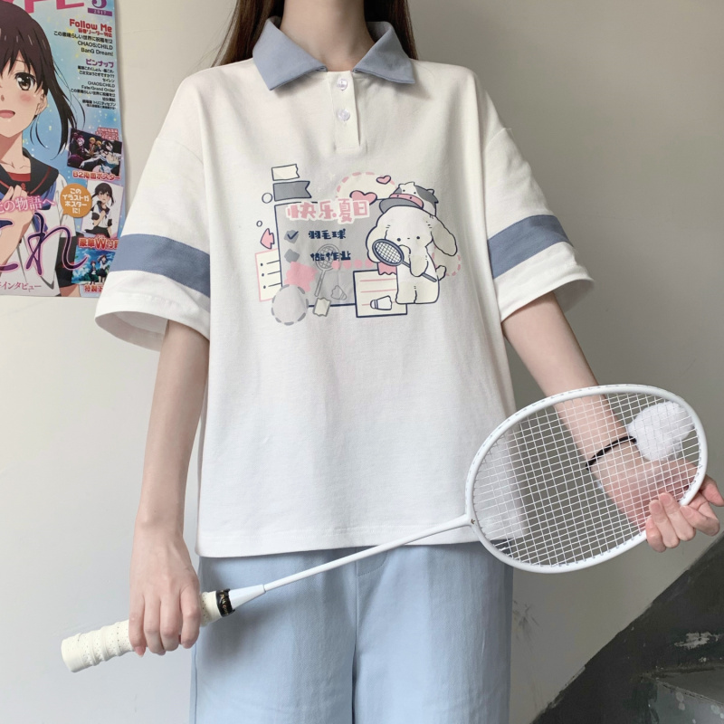 Ins Design Sense Street Style Girl Top