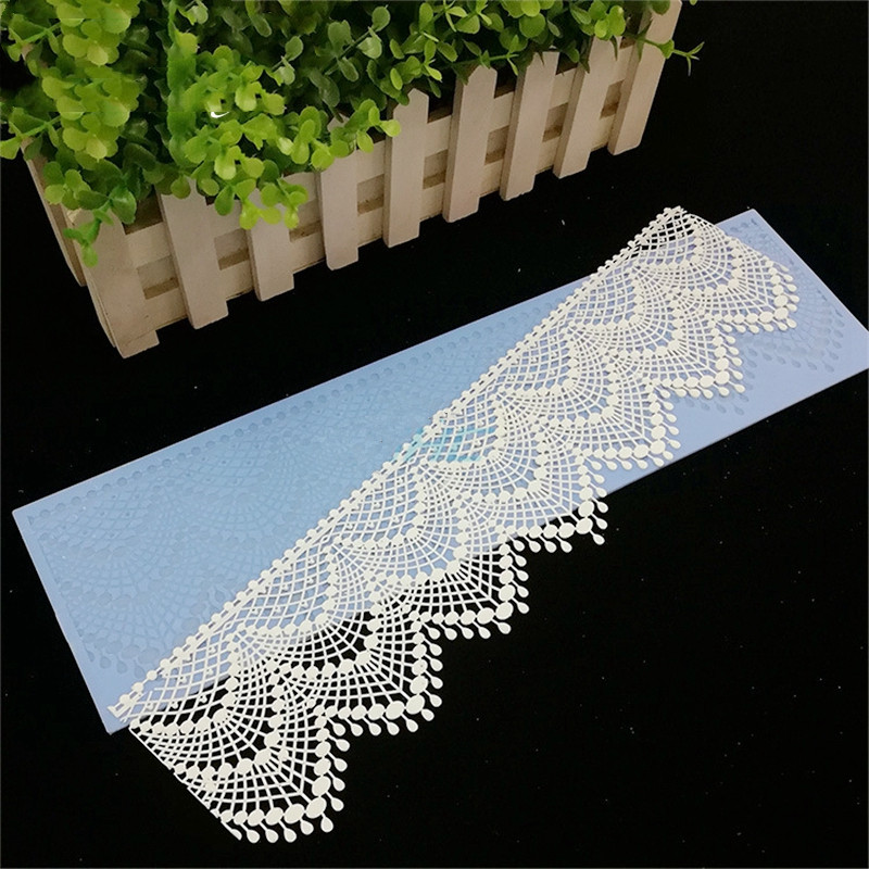 New Fondant Lace Mat Lace Silicone Mold