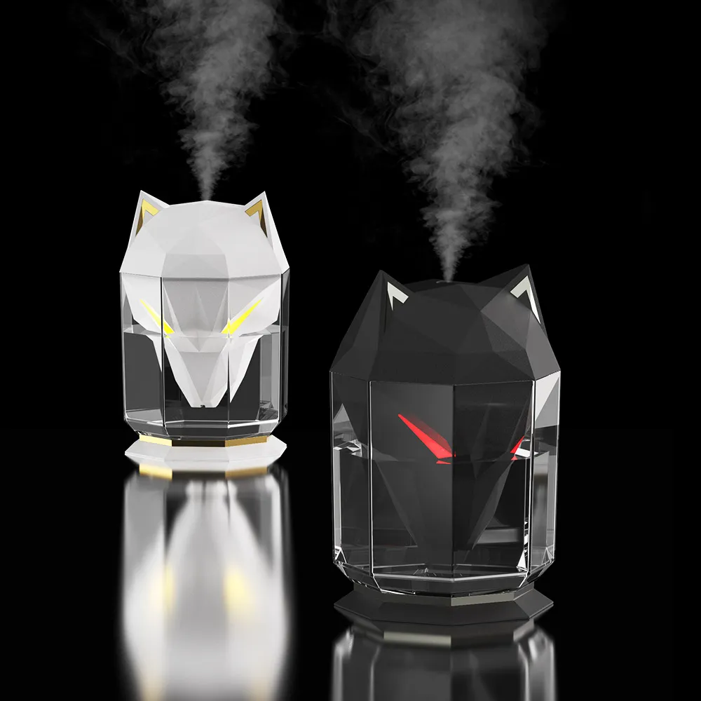 War Wolf Air Humidifier Ultrasonic Air Diffuser Colorful Lights Humidifier Air Nano Spray Home Desktop Supplies – image 2