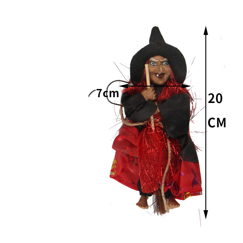 Festival bar retro witch ornaments broom haunted house