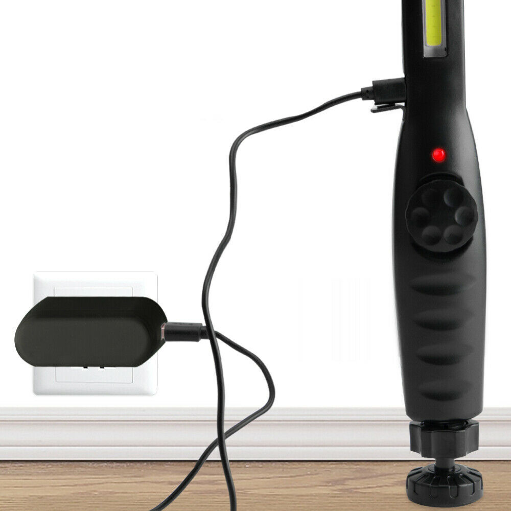 led usb rechargeable work light magnetic flashlight flexible cordless to 4