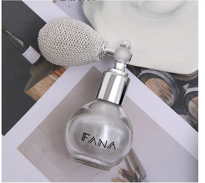 Body Powder Loose Powder Greek Goddess Glitter - Metallic Silver