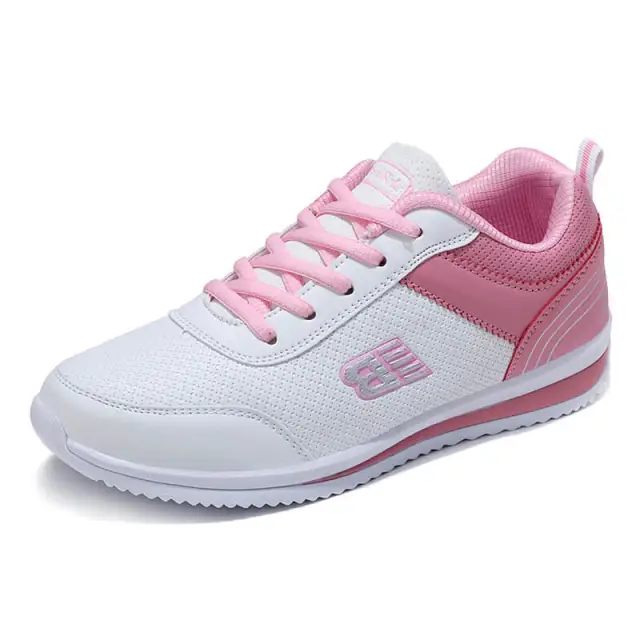 Student Sports Shoes Women's Leather Korean Casual Shoes White - Shop at LoveMi
