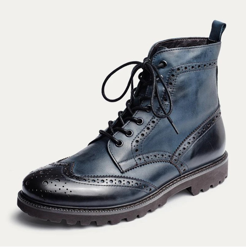 Low Heel Round Toe Low Top Men's Martin Boots