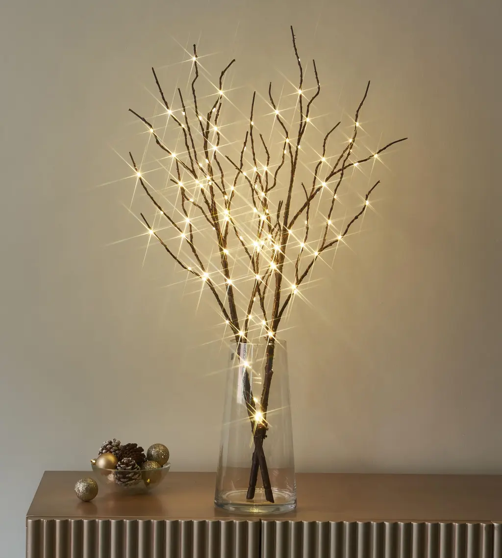 Willow Branch Lights, Soft-light Festive Decorative Ambient Lights, A Must-have For Social Media Photos In Bedrooms And Living Rooms, Creating A Wa...
