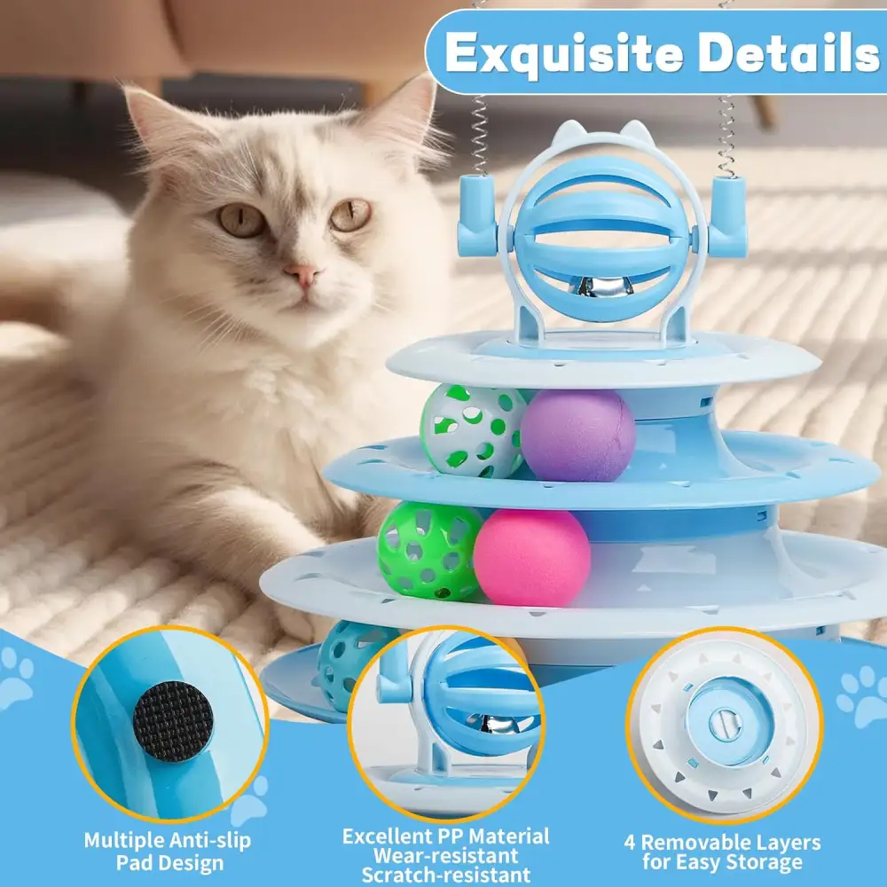 Cat Toys for Indoor Cats Kitten Interactive Cat Toy