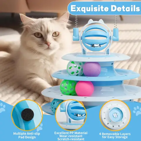 Cat Toys for Indoor Cats Kitten Interactive Cat Toy