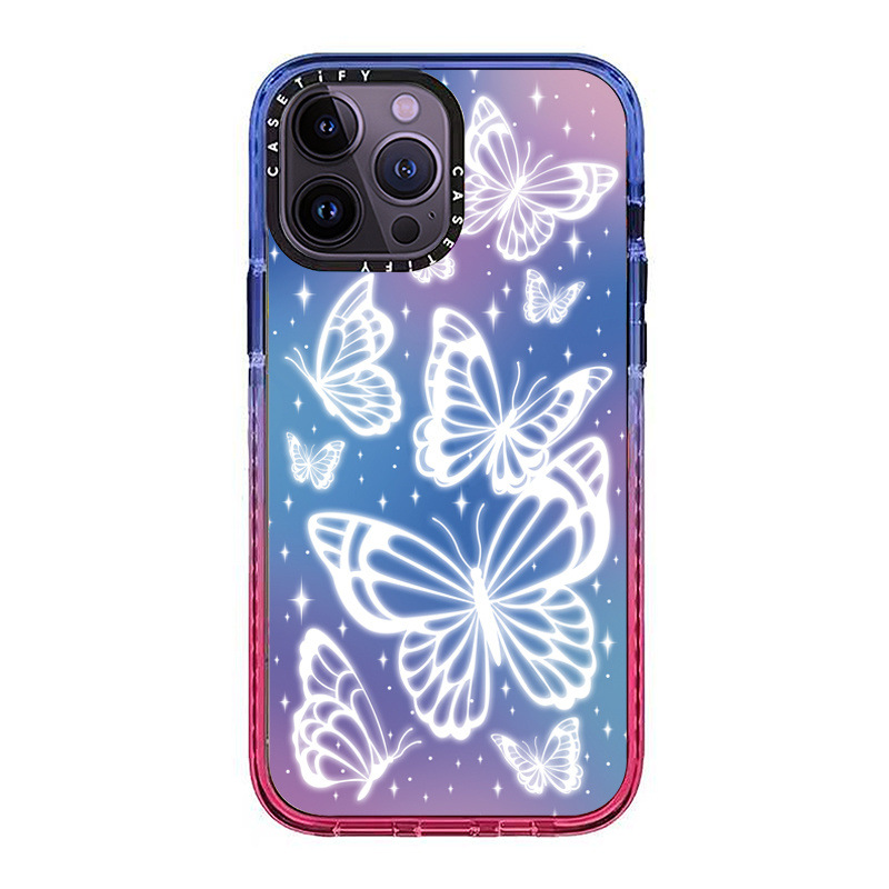 Graffiti Gradual Change Creative Butterfly Mobile Phone Shell - Image 5