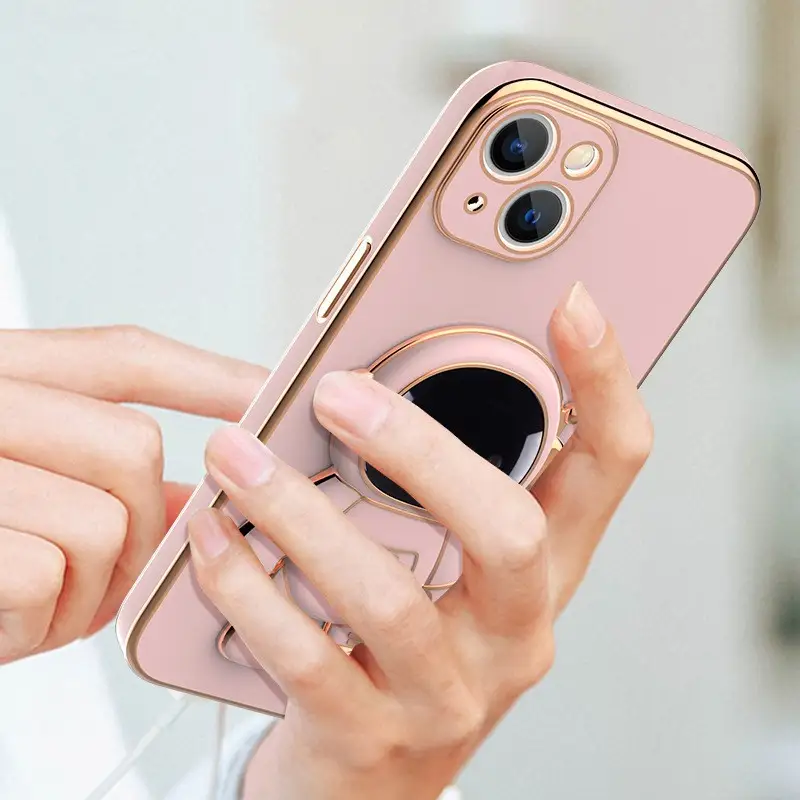 Electroplated Mobile Phone Bracket Protective Sleeve
