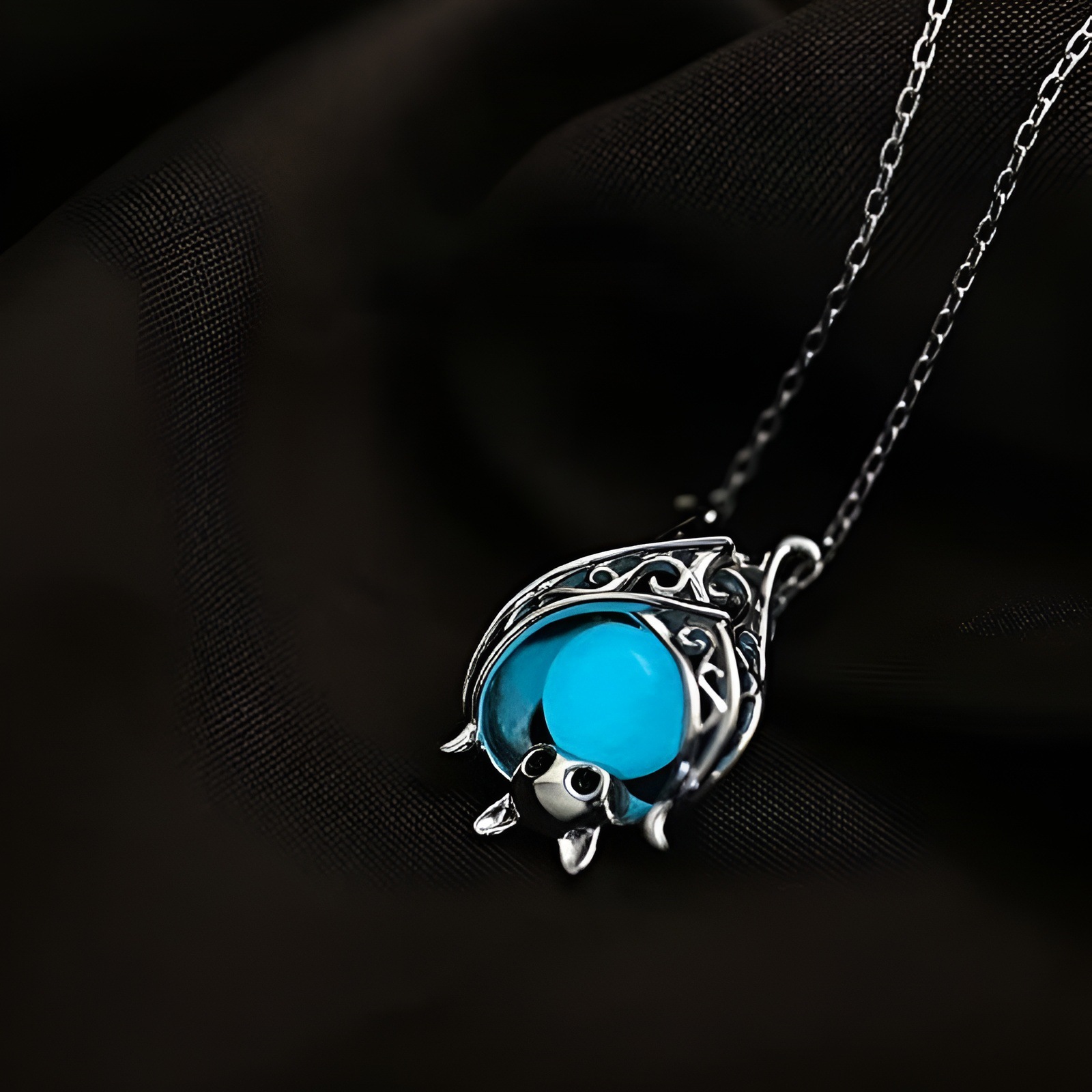 Bat Necklace Animal Glow In The Dark Halloween