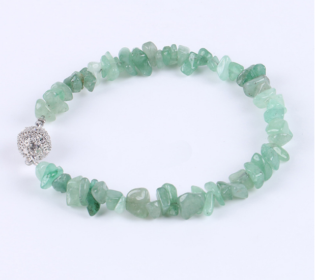 Title 2, Brazalete de grava natural para mujer con cierr...