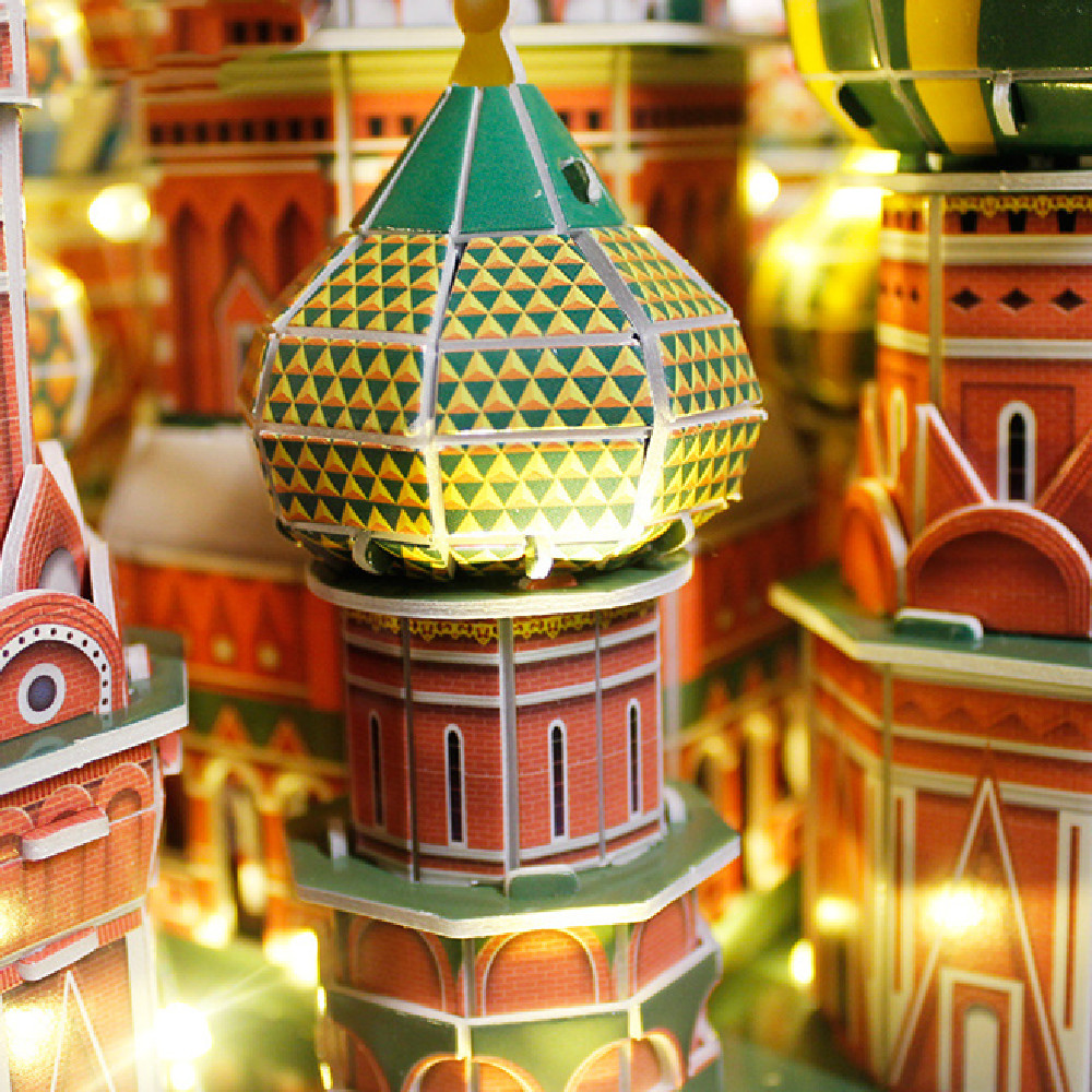 LED Version Of The Vasily Cathedral 3d Stereo Puzzle