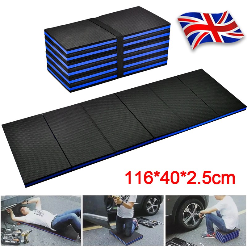3in1 Mechanics Mat Large Garage Kneeling Laying Foam Work Folding 25mm Thick — image 3