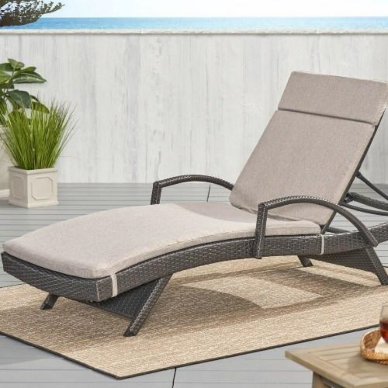 Two Salem Outdoor Lounge Chair Cushions, Lounge Chair Not Included.