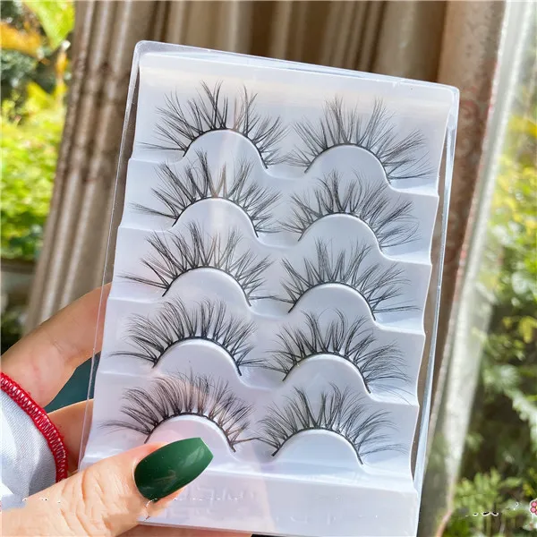 Curled Messy Cross Sparse Mixed Blood Super Fairy Lashes Black - Shop at LoveMi