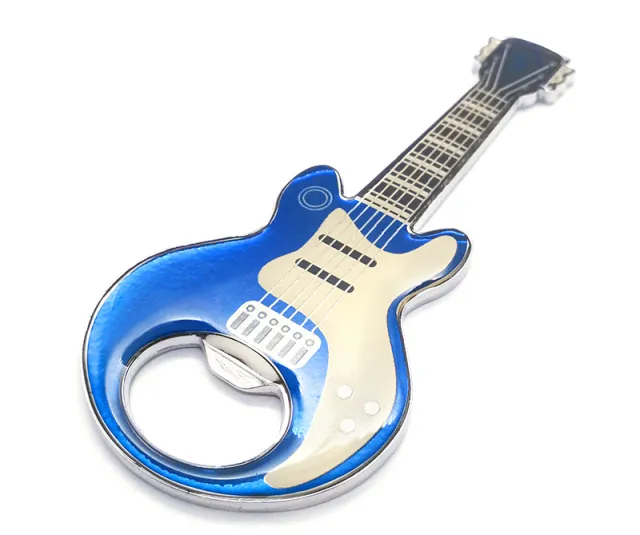 Metal Magnetic Suction Beer Guitar Bottle Opener Refrigerator Sticker Customize - Shop at LoveMi