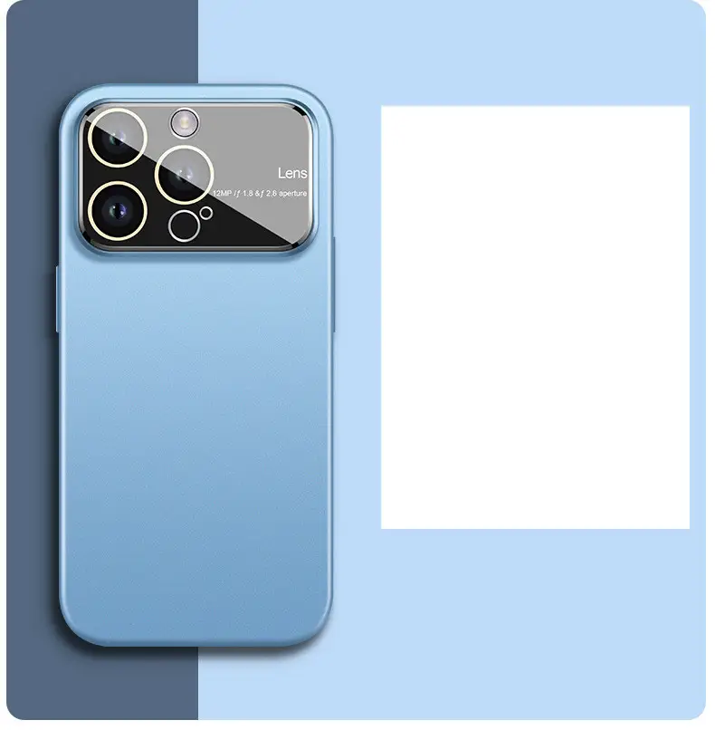 Large Window Frosted Skin Feeling Anti Drop Protective Mirror Phone Case