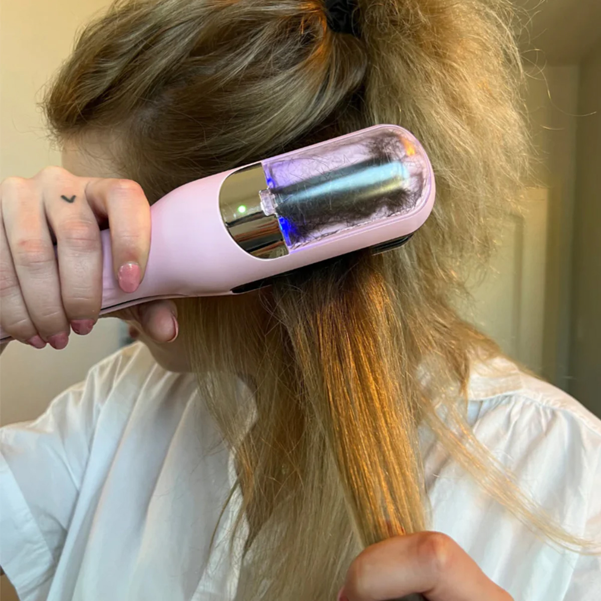 Split-Ender Mini - Hair Repair Split End Remover. Easy to Use Rid your hair of split ends faster, safer and in minutes. NO cream, conditioner or shampoo can prevent the development of split ends. For a more consistent, healthy and beautiful hair, trim the