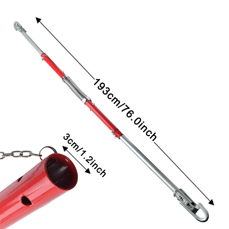 3 ton steel towing bar pole recovery tow pole damper spring